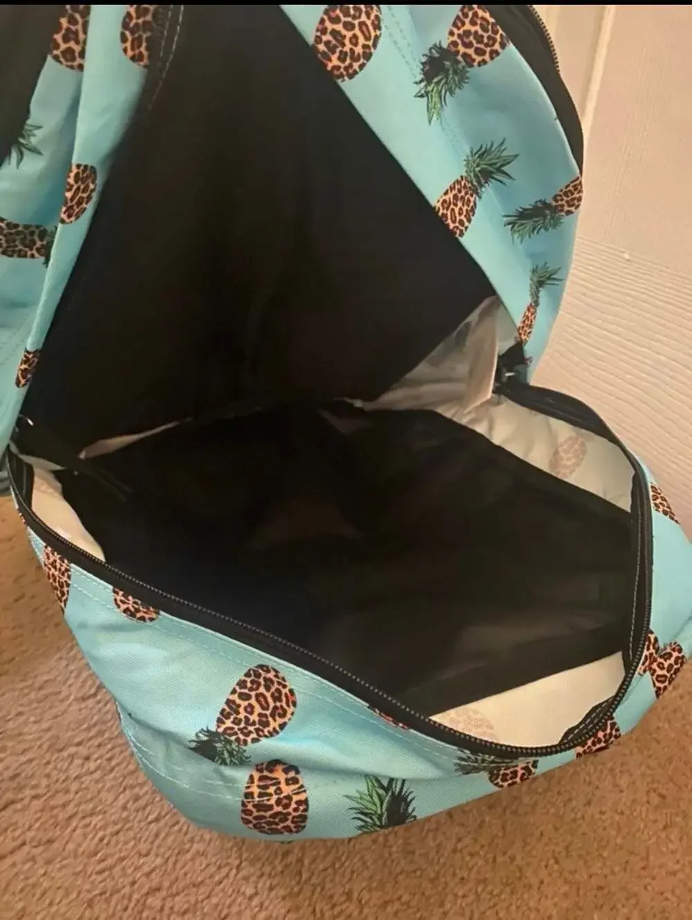 JanSport Big Student Backpack in Leopard Pineapples Print NWT